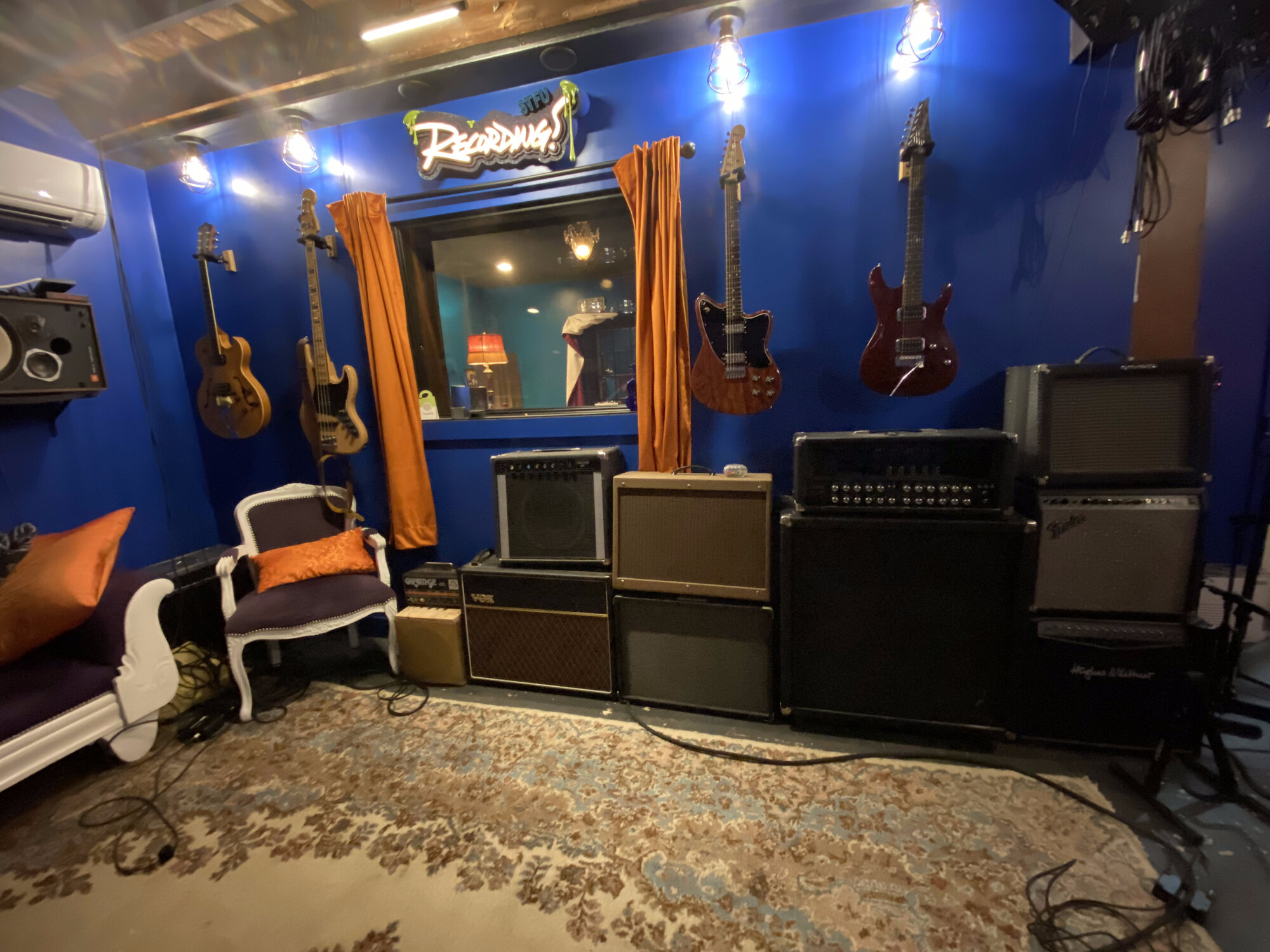 Live Room with Amps